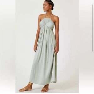 Like new Anthropologie XS green dress